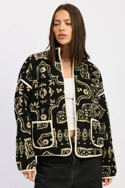 Paisley Sherpa Jacket online
